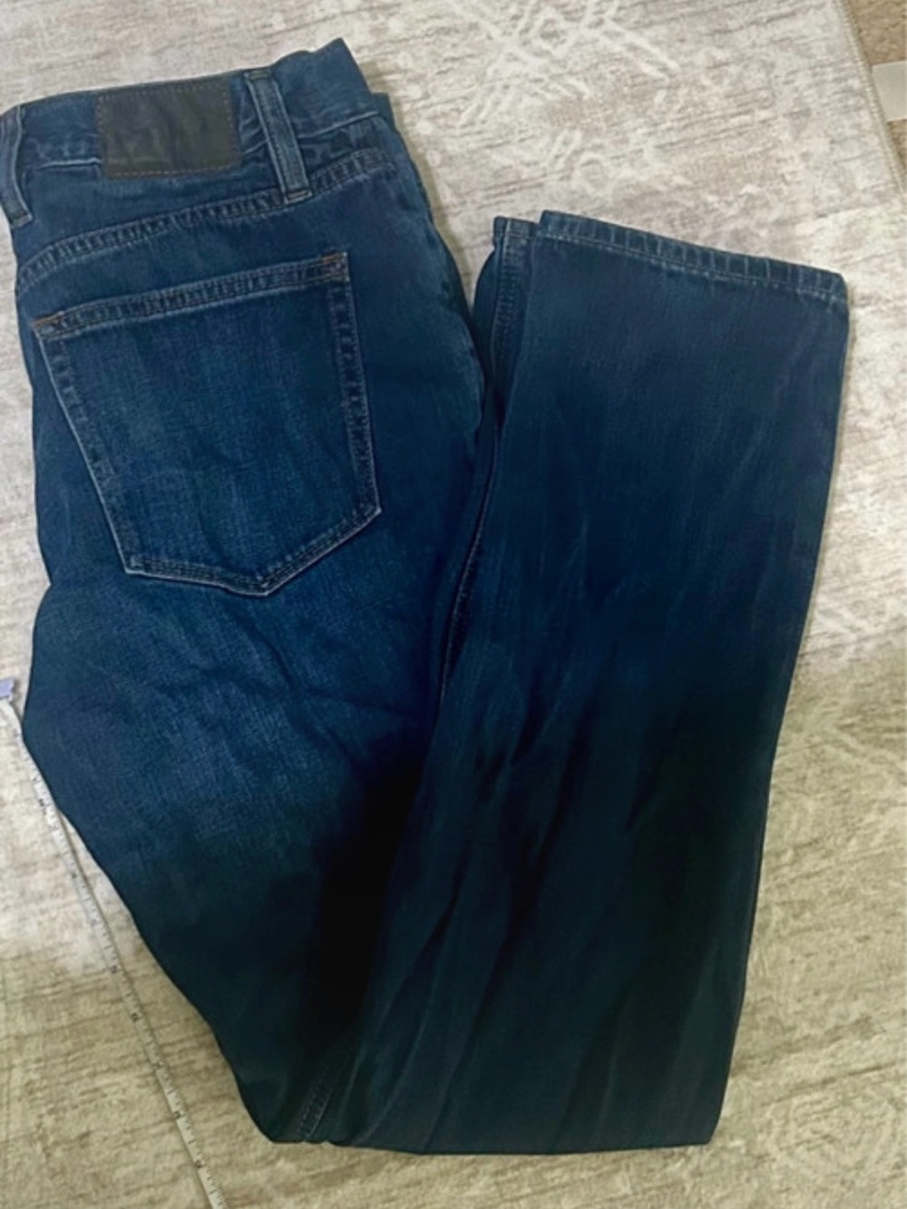 Classic Dark Blue Men’s Jeans - Straight Fit